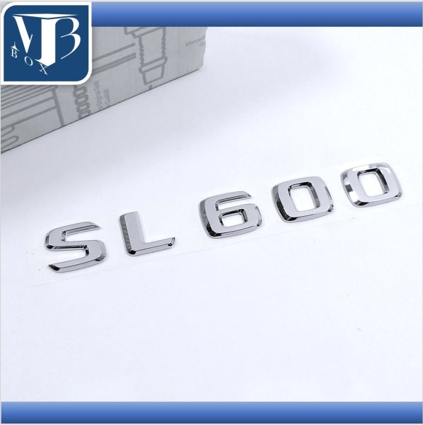 Typenzeichen Schriftzug SL600 am Heckdeckel original Mercedes R129 W230